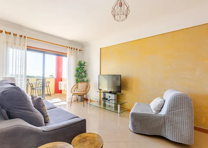 Sea View Apartment, Ac, Wifi, Pool Албуфейра